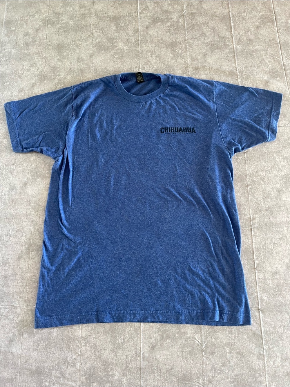 Tultex Blue 'Chihuahua' Short Sleeve Graphic Tee